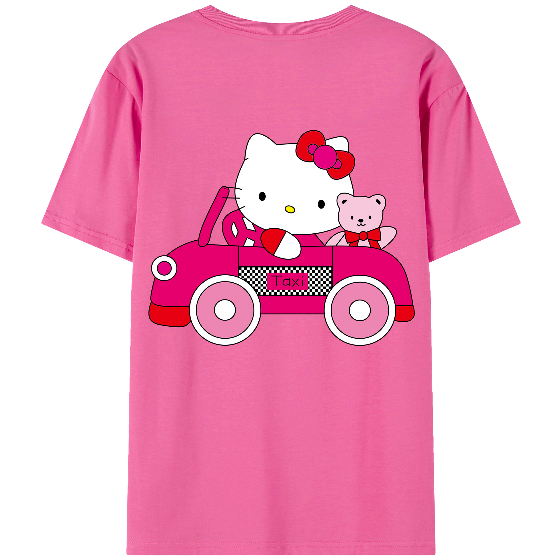 （画像用） Hello Kitty ハローキティ レディース半袖Tシャツ(バックプリント)